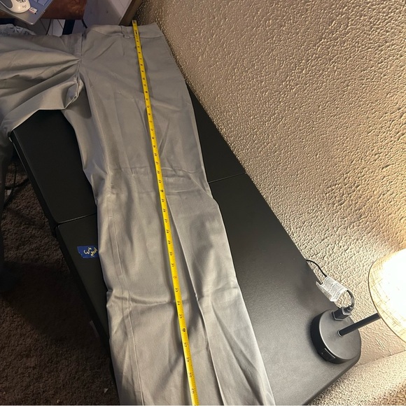 Lands End Women's Wide Leg Mid Rise Dress Pants Size 16W Office Dress Pants - Picture 4 of 13